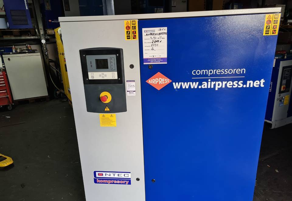Kompresor śrubowy AIRPRESS APS 35, 26 kw - Légkompresszor: 1 kép. Kompresor śrubowy AIRPRESS APS 35, 26 kw - Légkompresszor: 1 kép.