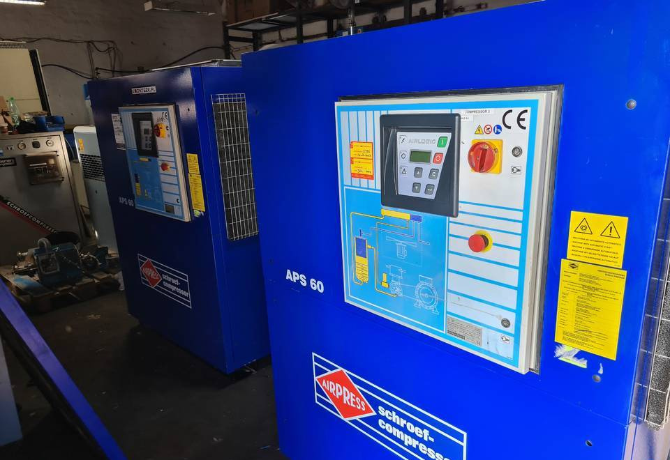 Kompresor śrubowy AIRPRESS APS 60, 45 kw - Légkompresszor: 4 kép. Kompresor śrubowy AIRPRESS APS 60, 45 kw - Légkompresszor: 4 kép.