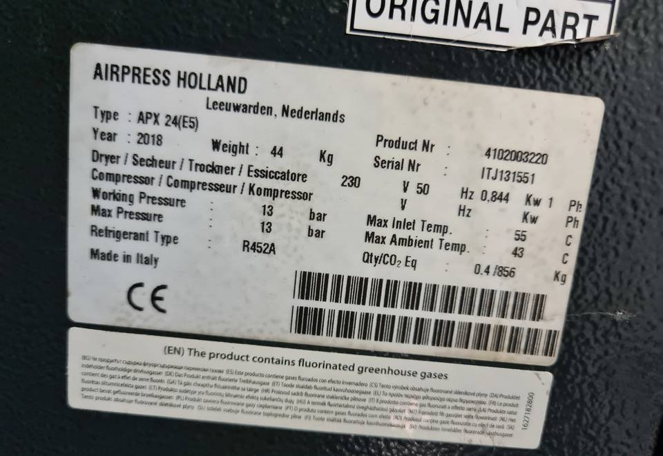 OSUSZACZ ZIĘBNICZY AIRPRESS APX 24, 2,4 M3/min - Légkompresszor: 2 kép. OSUSZACZ ZIĘBNICZY AIRPRESS APX 24, 2,4 M3/min - Légkompresszor: 2 kép.