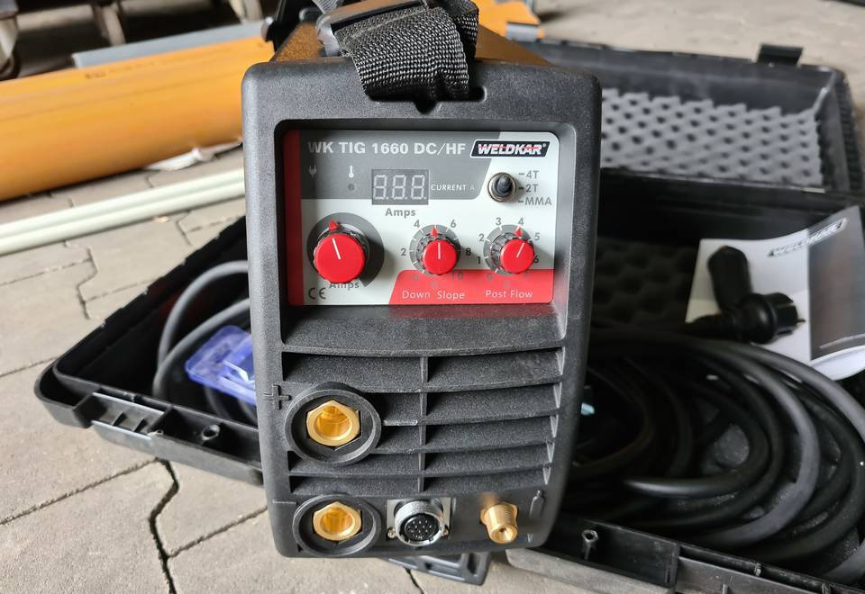 Spawarka Tig WELDKAR WK 1660 DC/HF 160 A - Hegesztőberendezés: 2 kép. Spawarka Tig WELDKAR WK 1660 DC/HF 160 A - Hegesztőberendezés: 2 kép.