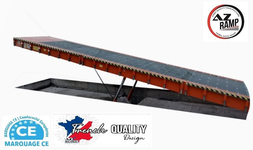 Embeded loading ramp-Buried loading ramp with tilting lip.AZ RAMP-EASY ST-10T - Rakodó rámpa: 1 kép. Embeded loading ramp-Buried loading ramp with tilting lip.AZ RAMP-EASY ST-10T - Rakodó rámpa: 1 kép.