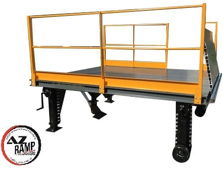 Mobil Loading Table AZ RAMP-SIMPLY 180 -10 T Capacity - Rakodó rámpa: 1 kép. Mobil Loading Table AZ RAMP-SIMPLY 180 -10 T Capacity - Rakodó rámpa: 1 kép.