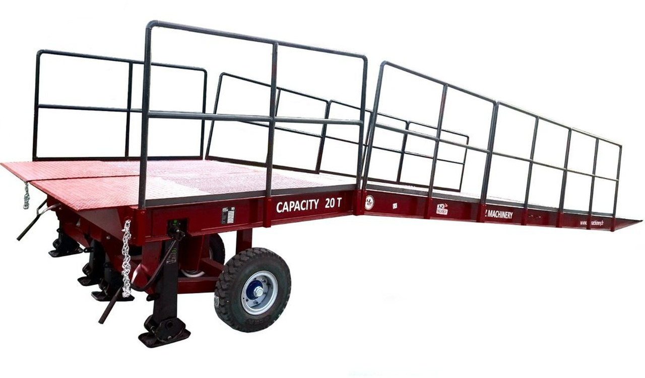**RENTAL** Large Mobile dock ramp, uncouplable AZ RAMP - KING VERSION, BIG FOOT LLO 20 T - Rakodó rámpa: 1 kép. **RENTAL** Large Mobile dock ramp, uncouplable AZ RAMP - KING VERSION, BIG FOOT LLO 20 T - Rakodó rámpa: 1 kép.
