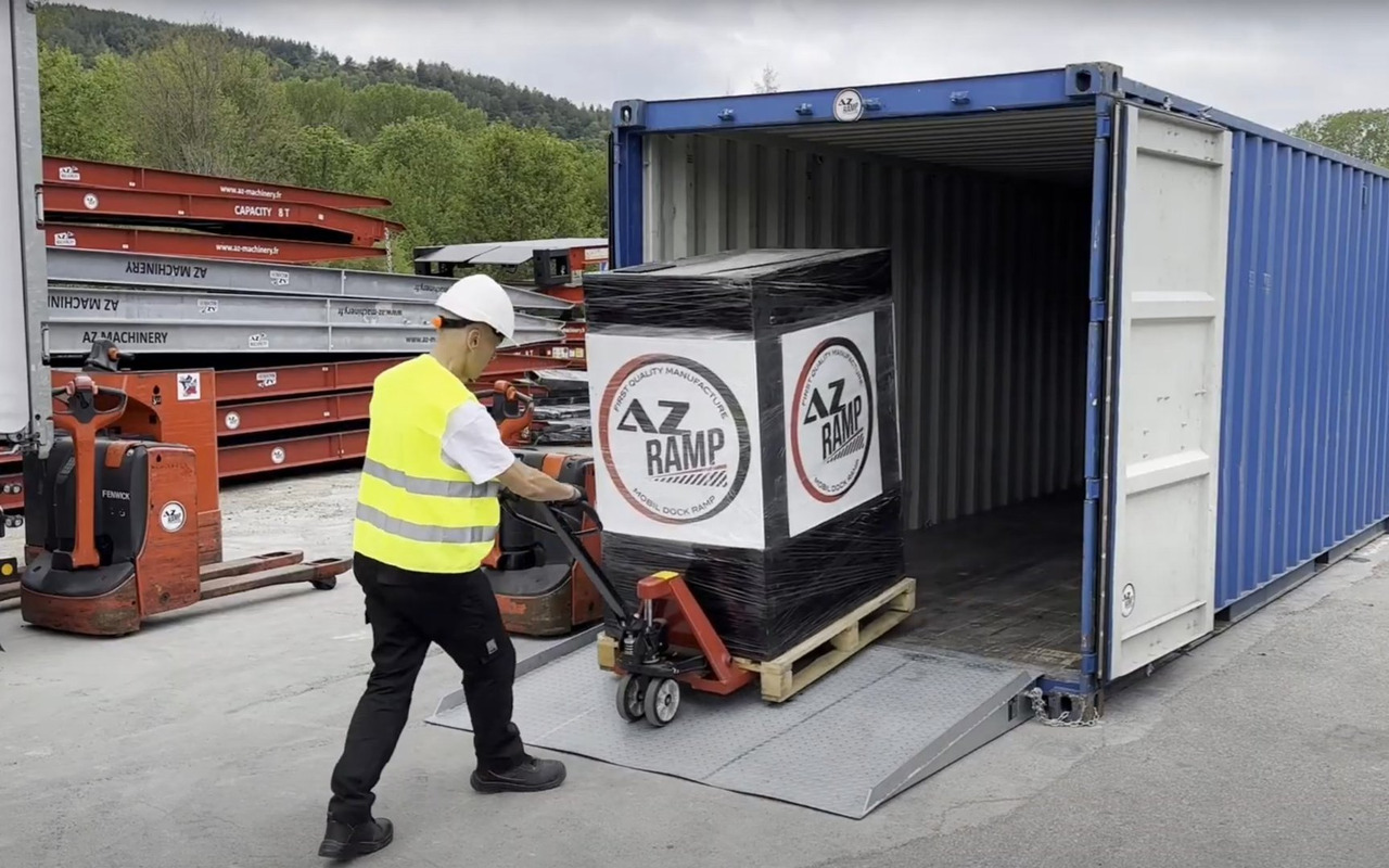 Új Rakodó rámpa container Ramp. AZ RAMP - HCNN-08 INOX. 8 000 Kg: 9 kép.