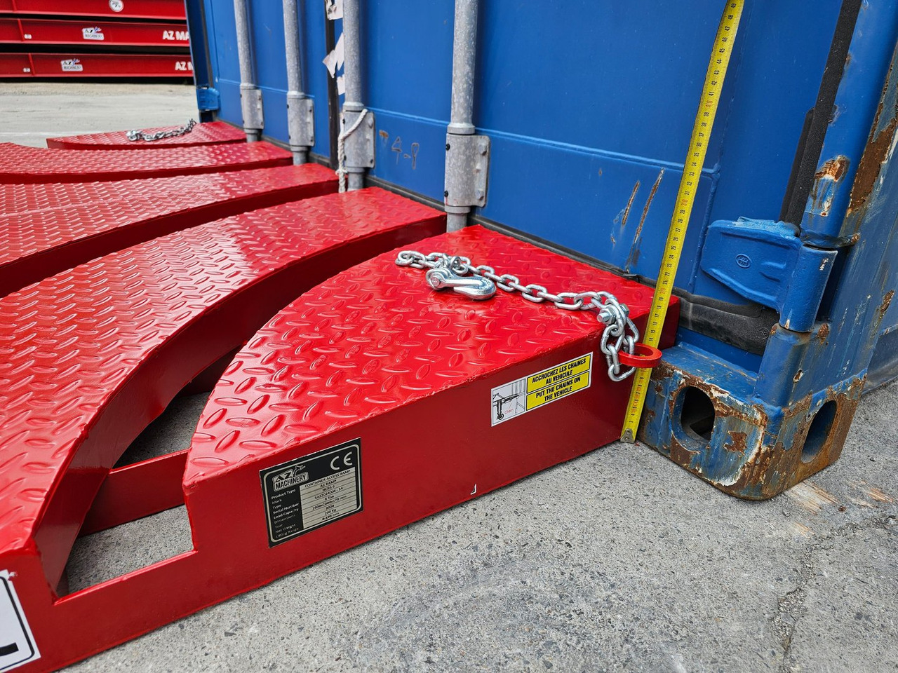 Rakodó rámpa container loading ramp.AZ RAMP - Type: HCRS-08: 7 kép.
