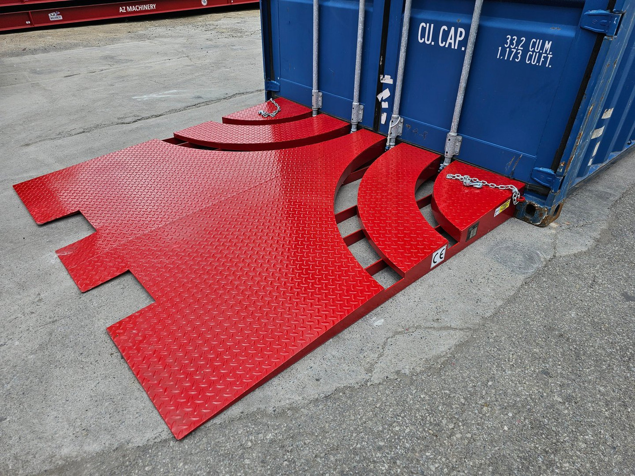 Rakodó rámpa container loading ramp.AZ RAMP - Type: HCRS-08: 6 kép.