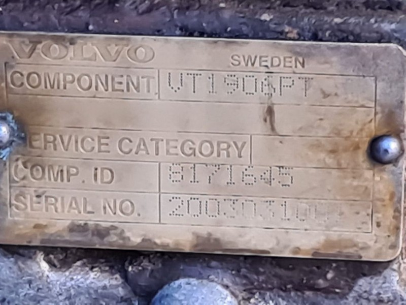 Volvo VT1906PT With or Without retarder / With or without second steering pump - Sebességváltó: 2 kép. Volvo VT1906PT With or Without retarder / With or without second steering pump - Sebességváltó: 2 kép.