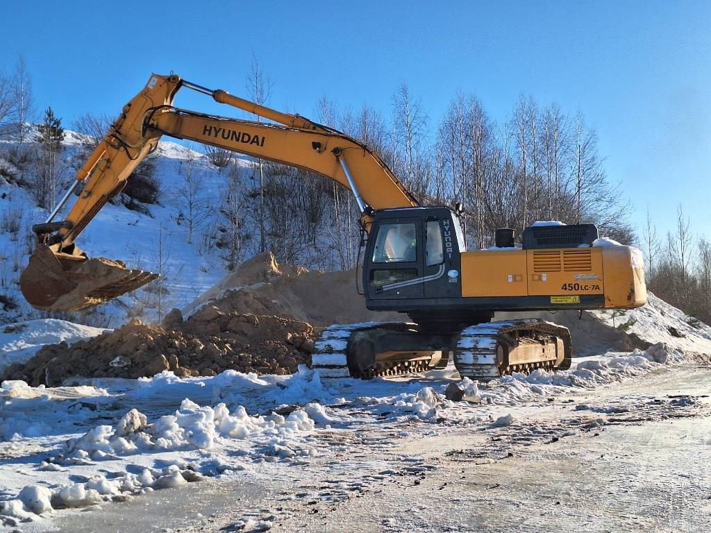 Hyundai Robex 450 LC-7 A - Lánctalpas kotró: 1 kép. Hyundai Robex 450 LC-7 A - Lánctalpas kotró: 1 kép.