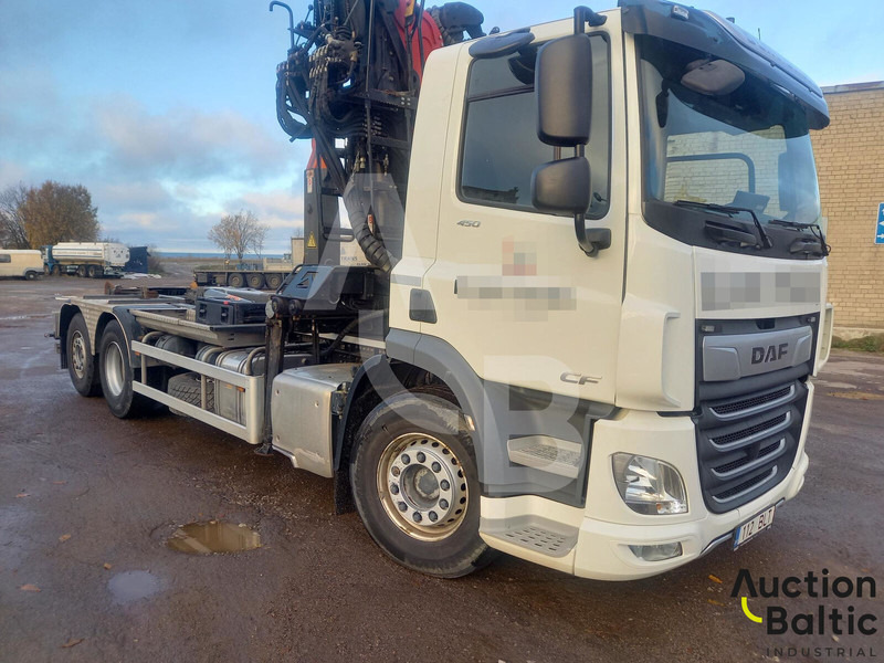 DAF CF 450 FAR - Horgos rakodó teherautó, Darus autó: 2 kép. DAF CF 450 FAR - Horgos rakodó teherautó, Darus autó: 2 kép.