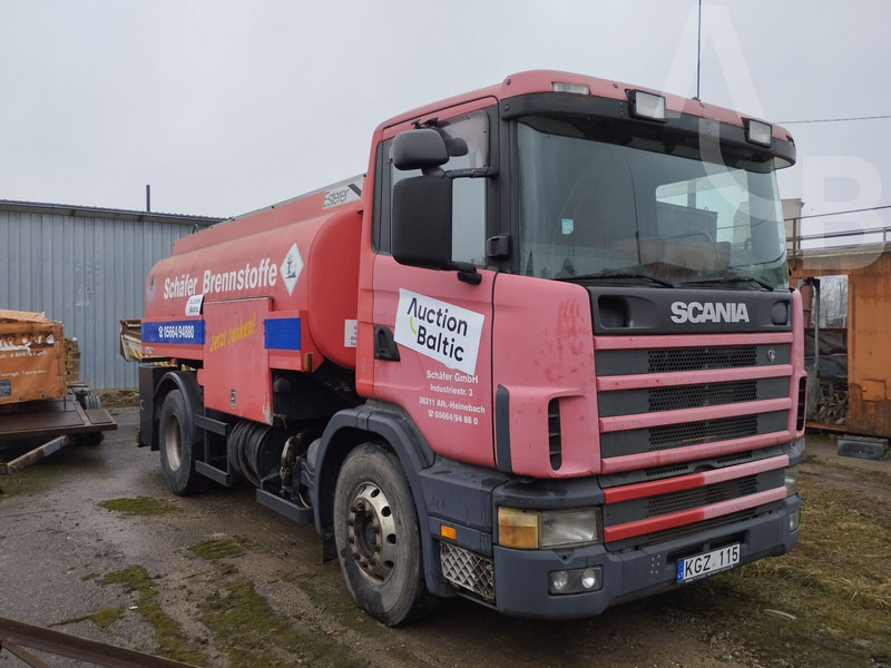 Tartályos teherautó a következők szállításához üzemanyag Scania B4X2 ATL: 7 kép.