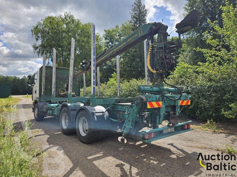 Scania R 124 GB - Erdészeti pótkocsi: 4 kép. Scania R 124 GB - Erdészeti pótkocsi: 4 kép.