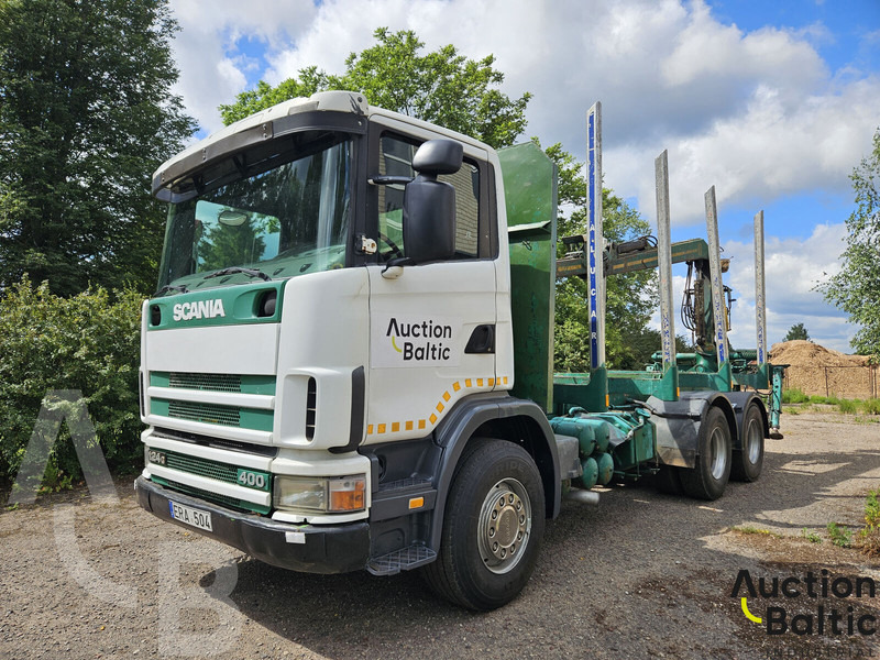 Scania R 124 GB - Erdészeti pótkocsi: 1 kép. Scania R 124 GB - Erdészeti pótkocsi: 1 kép.