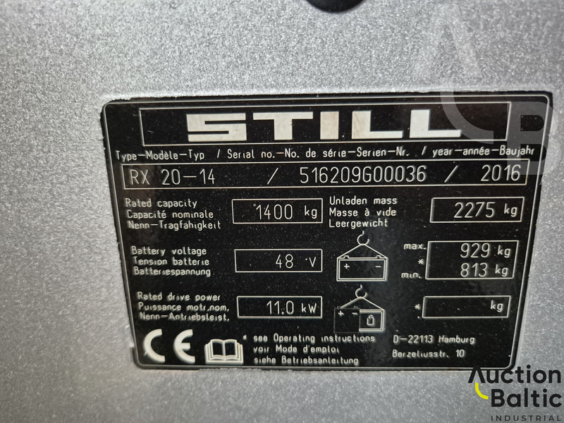 Elektromos targonca Still RX20-14: 11 kép.