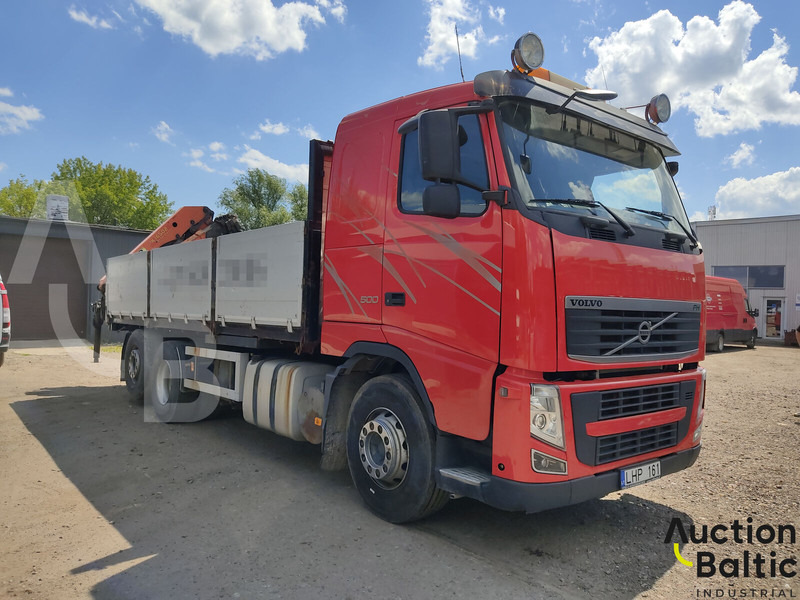 Volvo FH500 - Platós teherautó, Darus autó: 1 kép. Volvo FH500 - Platós teherautó, Darus autó: 1 kép.