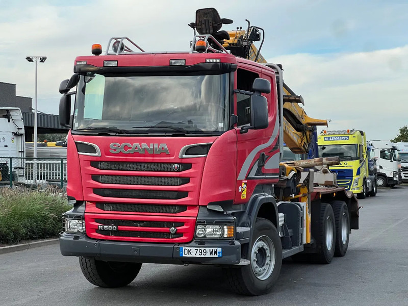 Scania R580 6x4 full steel*3pedal opticruise*R580 V8* - Rönkszállító teherautó: 1 kép. Scania R580 6x4 full steel*3pedal opticruise*R580 V8* - Rönkszállító teherautó: 1 kép.