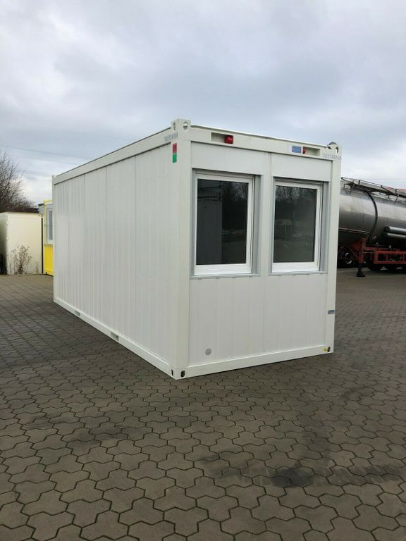 20ft Bürocontainer Wohncont.Mannschaftscontainer - Félpótkocsi cserefelépítményes: 1 kép. 20ft Bürocontainer Wohncont.Mannschaftscontainer - Félpótkocsi cserefelépítményes: 1 kép.