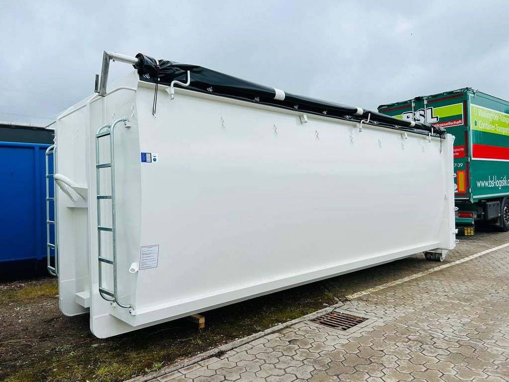 Abrollcontainer Schlammdicht 35m³ - Multiliftes/ Konténerszállító pótkocsi: 1 kép. Abrollcontainer Schlammdicht 35m³ - Multiliftes/ Konténerszállító pótkocsi: 1 kép.