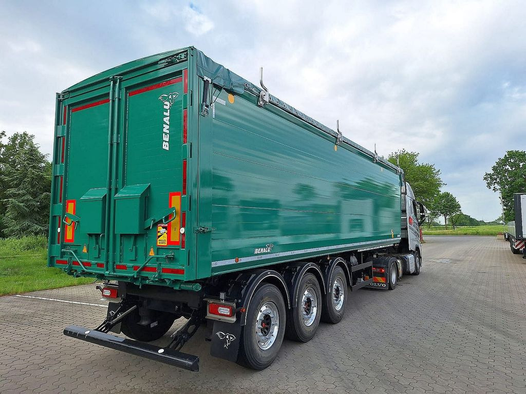 Benalu Bulkliner S95 50m³ 54 m³ - Félpótkocsi billenőplatós: 2 kép. Benalu Bulkliner S95 50m³ 54 m³ - Félpótkocsi billenőplatós: 2 kép.
