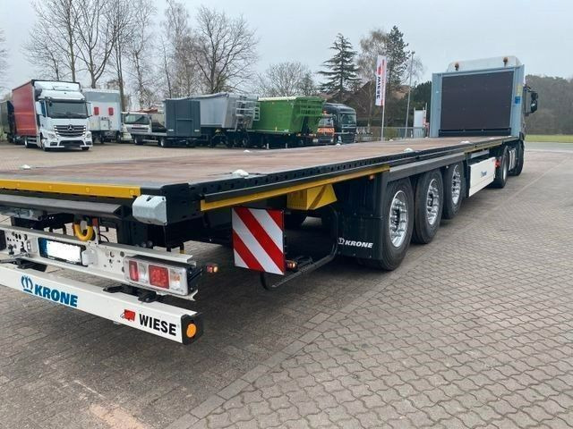 Krone SDP 27 Plattform Auflieger - Platós félpótkocsi: 2 kép. Krone SDP 27 Plattform Auflieger - Platós félpótkocsi: 2 kép.