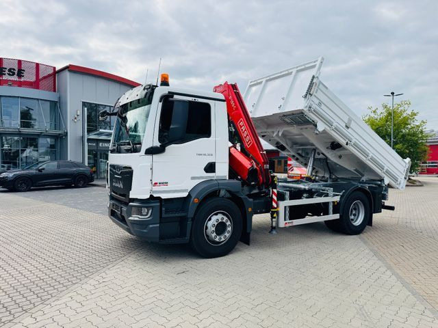 MAN 18.320 4x4 mit Fassi Ladekran Sofort Verfügbar - Billenőplatós teherautó, Darus autó: 3 kép. MAN 18.320 4x4 mit Fassi Ladekran Sofort Verfügbar - Billenőplatós teherautó, Darus autó: 3 kép.