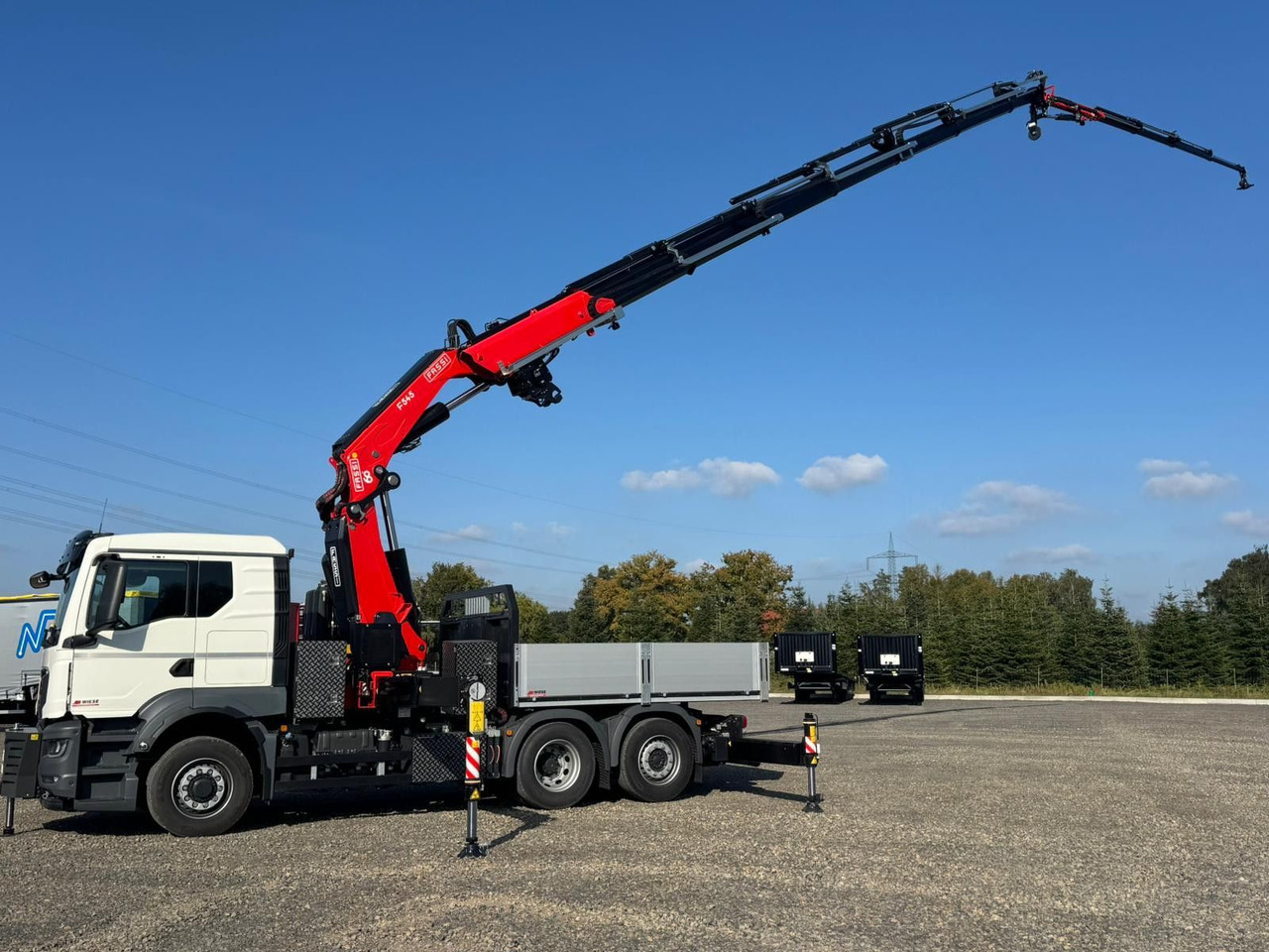 MAN 26.470 6x4-4 Hydrodrive Fassi Kran F545 Jib - Darus autó: 5 kép. MAN 26.470 6x4-4 Hydrodrive Fassi Kran F545 Jib - Darus autó: 5 kép.
