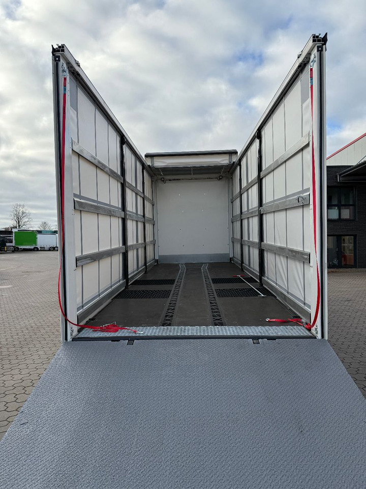 Ponyvás teherautó MAN TGX 26.440 6x2 LL Schwerlast Ladebordwand/Rampe: 14 kép.