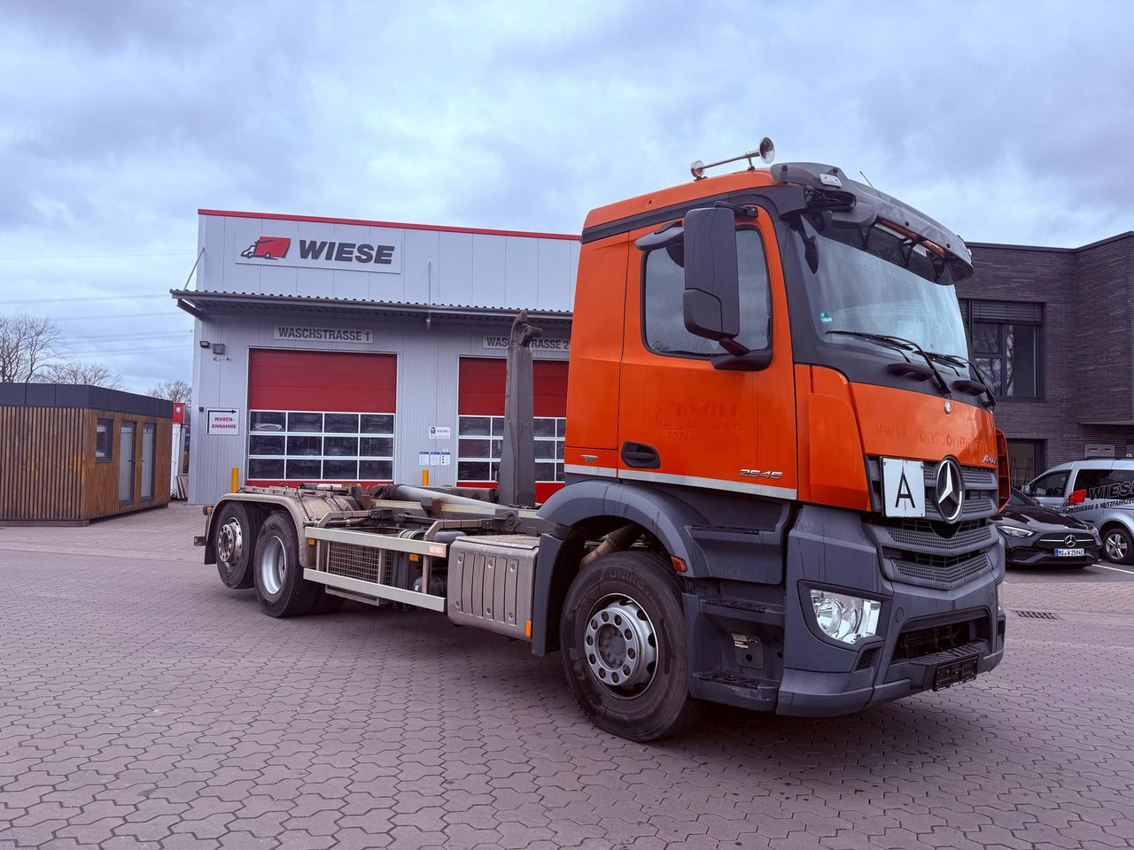 Mercedes-Benz Antos 2545 Abrollkipper Meiler2070 Kupplung Neu - Horgos rakodó teherautó: 1 kép. Mercedes-Benz Antos 2545 Abrollkipper Meiler2070 Kupplung Neu - Horgos rakodó teherautó: 1 kép.