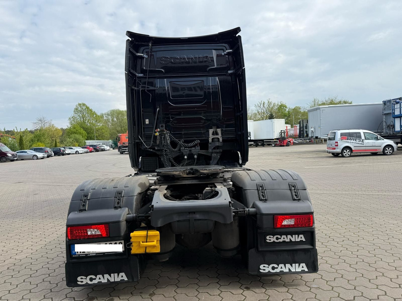 Scania S450 BL mit Schubboden Hydraulik TÜV Neu - Nyergesvontató: 5 kép. Scania S450 BL mit Schubboden Hydraulik TÜV Neu - Nyergesvontató: 5 kép.