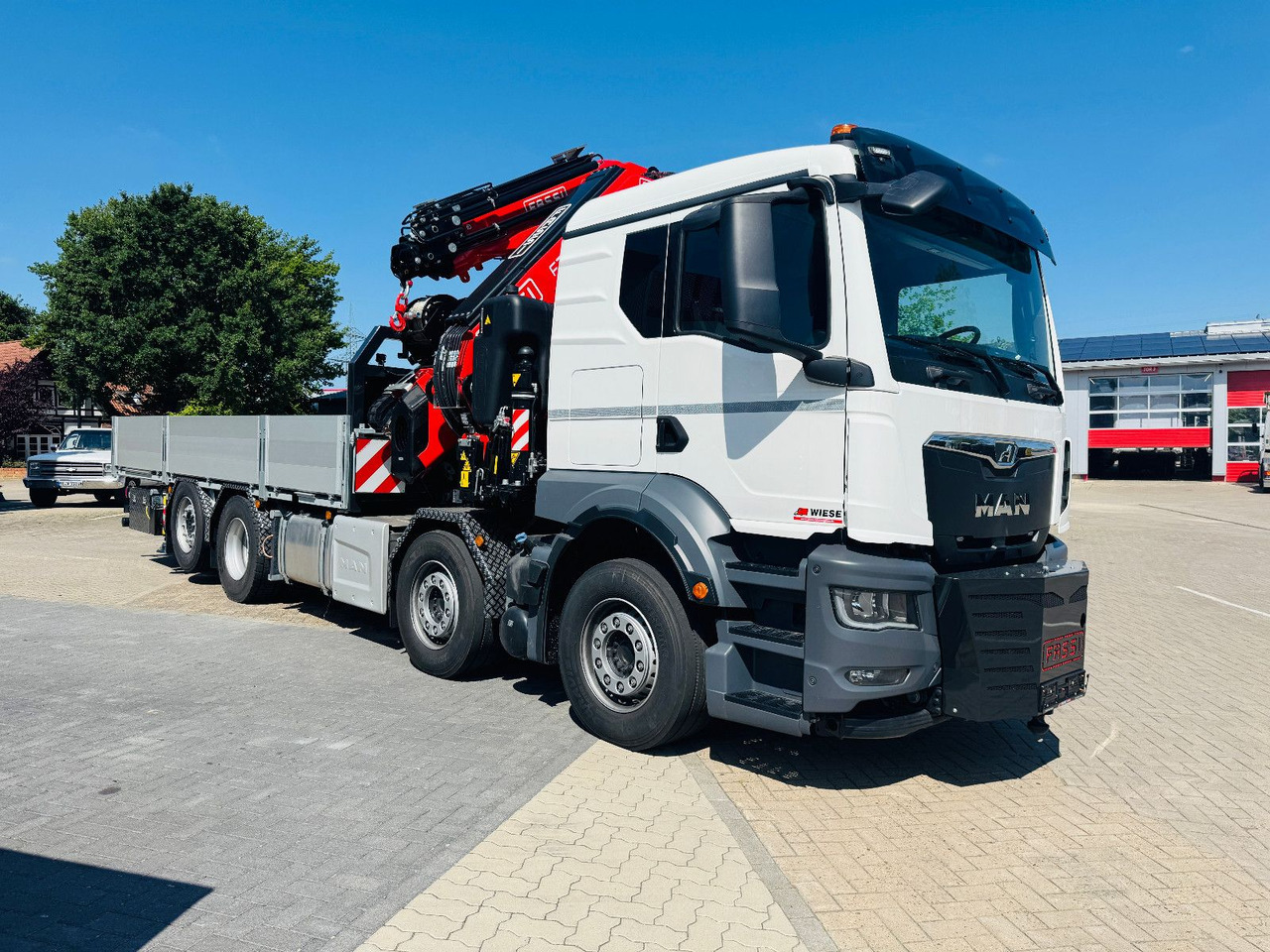 MAN TGS 32.510 mit F710 Frontkran sofort - Teherautó, Darus autó: 1 kép. MAN TGS 32.510 mit F710 Frontkran sofort - Teherautó, Darus autó: 1 kép.