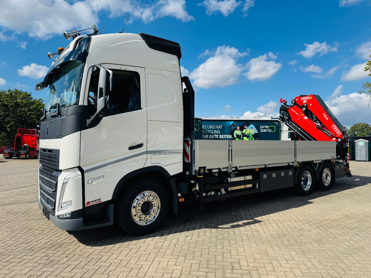Volvo FH 540 6x2 Container Fassi F545 Heck - Platós teherautó, Darus autó: 3 kép. Volvo FH 540 6x2 Container Fassi F545 Heck - Platós teherautó, Darus autó: 3 kép.