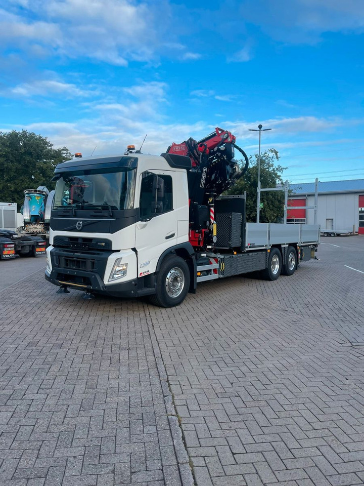 Volvo FMX 500 FASSI Ladekran F545 JIB & Winde Sofort - Platós teherautó, Darus autó: 2 kép. Volvo FMX 500 FASSI Ladekran F545 JIB & Winde Sofort - Platós teherautó, Darus autó: 2 kép.