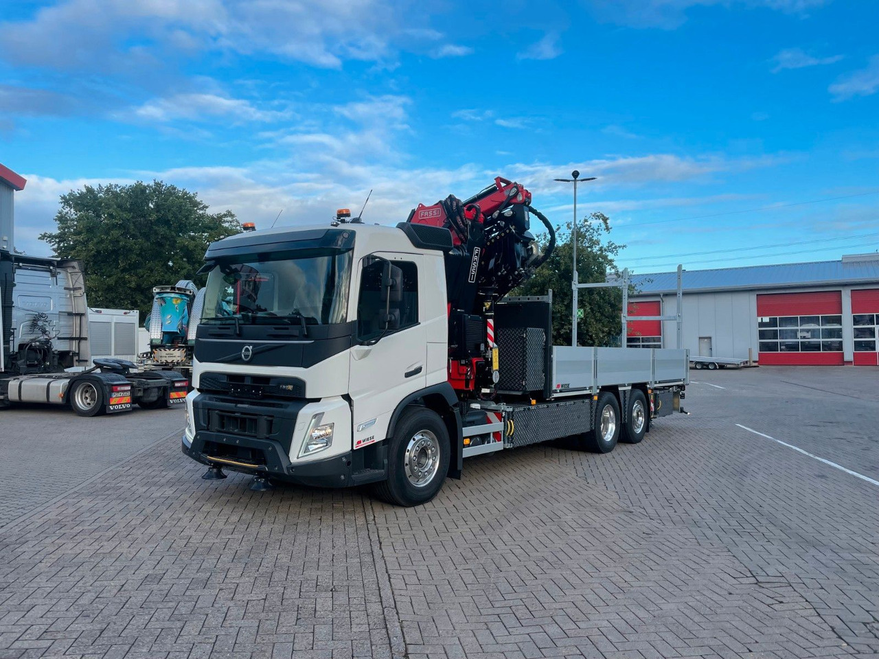 Volvo FMX 500 FASSI Ladekran F545 JIB & Winde Sofort - Platós teherautó, Darus autó: 1 kép. Volvo FMX 500 FASSI Ladekran F545 JIB & Winde Sofort - Platós teherautó, Darus autó: 1 kép.