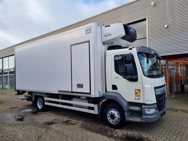 DAF LF 220 Kuhlkoffer/Carrier 750MT MULTITEMP/ LBW/ EURO 6 - Hűtős teherautó: 1 kép. DAF LF 220 Kuhlkoffer/Carrier 750MT MULTITEMP/ LBW/ EURO 6 - Hűtős teherautó: 1 kép.