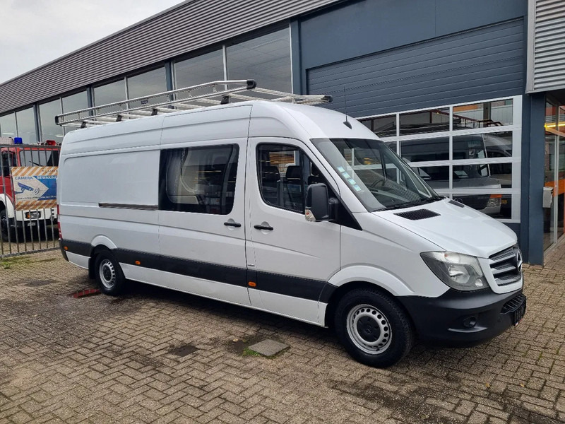 Mercedes-Benz Sprinter 314 CDI Maxi Dubbele cabine Doka 6 Zits Euro 6 L3H2 - Furgon, Duplakabinos kisteherautó: 1 kép. Mercedes-Benz Sprinter 314 CDI Maxi Dubbele cabine Doka 6 Zits Euro 6 L3H2 - Furgon, Duplakabinos kisteherautó: 1 kép.