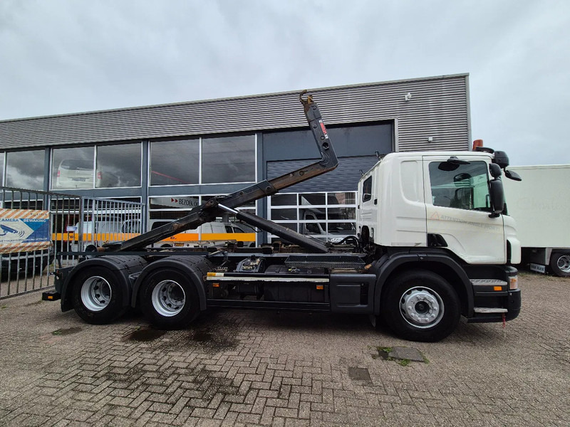 Scania P360 6X2 Containersysteem/ 21T Multilift/ Adjustable Hook - Horgos rakodó teherautó: 4 kép. Scania P360 6X2 Containersysteem/ 21T Multilift/ Adjustable Hook - Horgos rakodó teherautó: 4 kép.