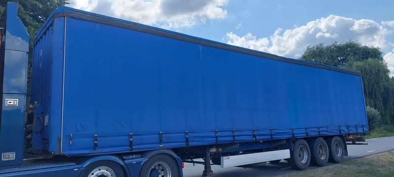Krone 3 AXLE DRUM BRAKE CURTAIN TRAILER SDP 27 - Ponyvás félpótkocsi: 1 kép. Krone 3 AXLE DRUM BRAKE CURTAIN TRAILER SDP 27 - Ponyvás félpótkocsi: 1 kép.