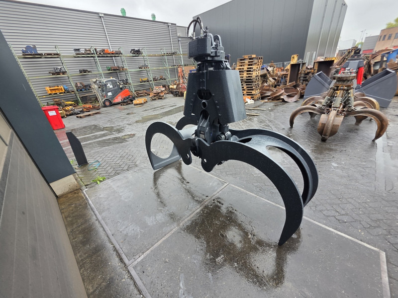 Bálafogó - Építőipari gépek Liebherr gm20c refurbisch log grapple wood grab liebherr lh: 6 kép.