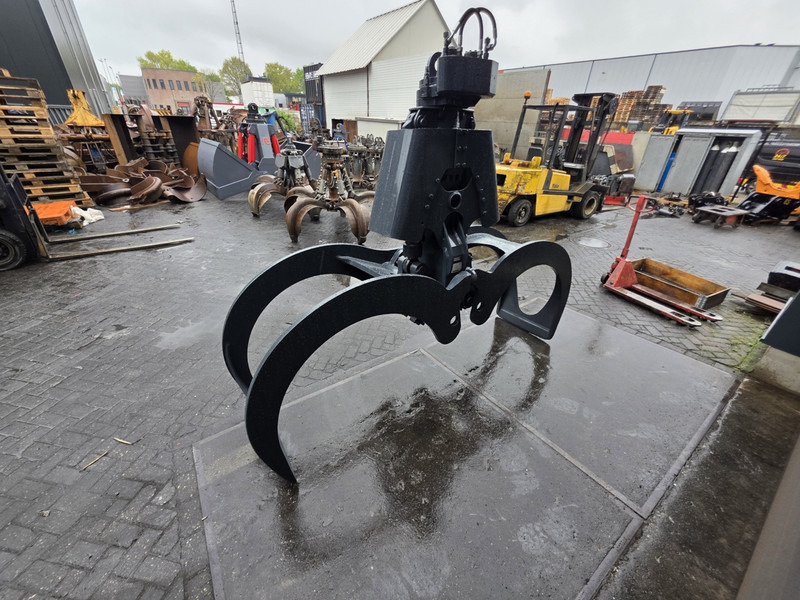 Bálafogó - Építőipari gépek Liebherr gm20c refurbisch log grapple wood grab liebherr lh: 7 kép.