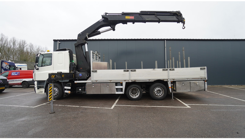 DAF CF 85.360 6x2 OPEN BOX WITH HMF 5300 CRANE - Darus autó: 1 kép. DAF CF 85.360 6x2 OPEN BOX WITH HMF 5300 CRANE - Darus autó: 1 kép.