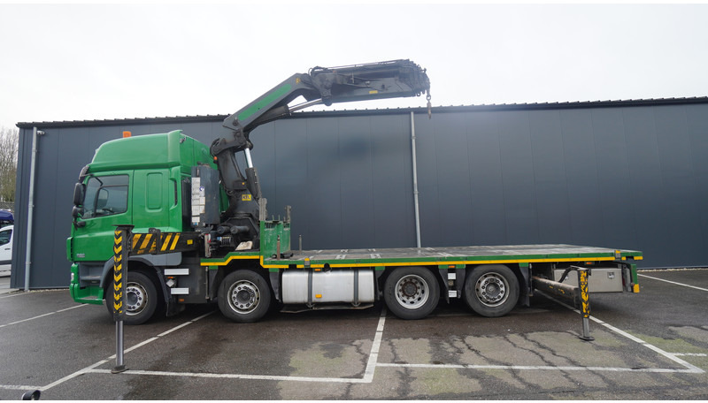 DAF CF 85.410 8X2 OPEN BOX WITH PALFINGER 42502 CRANE - Darus autó: 1 kép. DAF CF 85.410 8X2 OPEN BOX WITH PALFINGER 42502 CRANE - Darus autó: 1 kép.