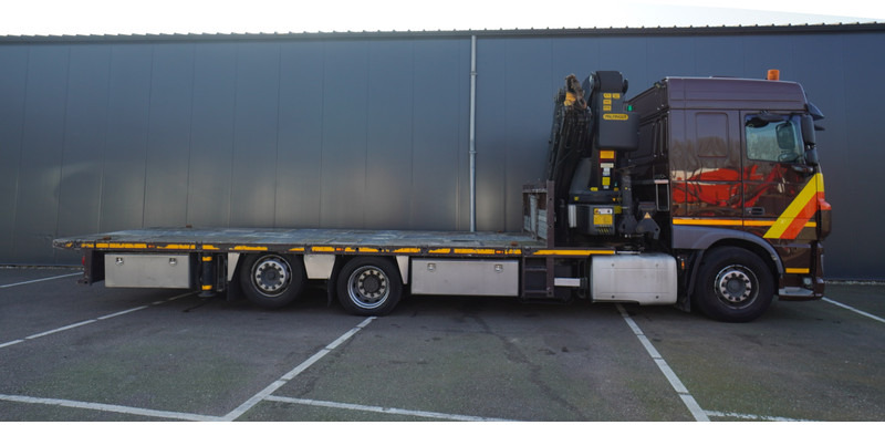 DAF XF 460 6X2 FLATBED TRUCK WITH PALFINGER PK 50002 CRANE - Darus autó: 4 kép. DAF XF 460 6X2 FLATBED TRUCK WITH PALFINGER PK 50002 CRANE - Darus autó: 4 kép.