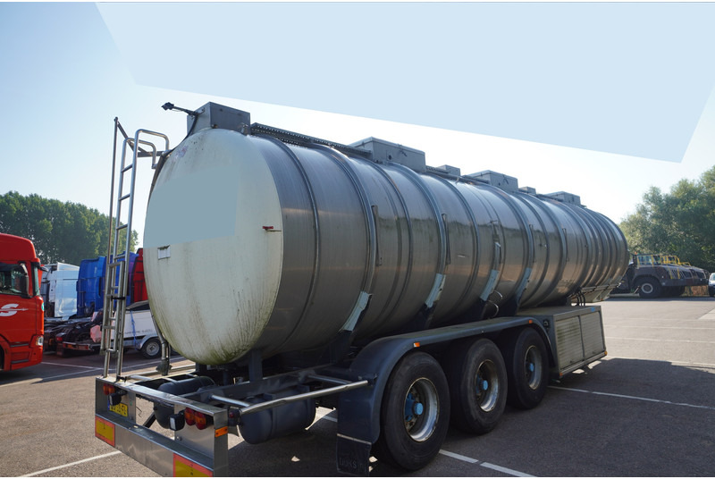 Dijkstra 3 AXLE CHEMIE TANK TRAILER 42 m3 - Tartályos félpótkocsi: 4 kép. Dijkstra 3 AXLE CHEMIE TANK TRAILER 42 m3 - Tartályos félpótkocsi: 4 kép.