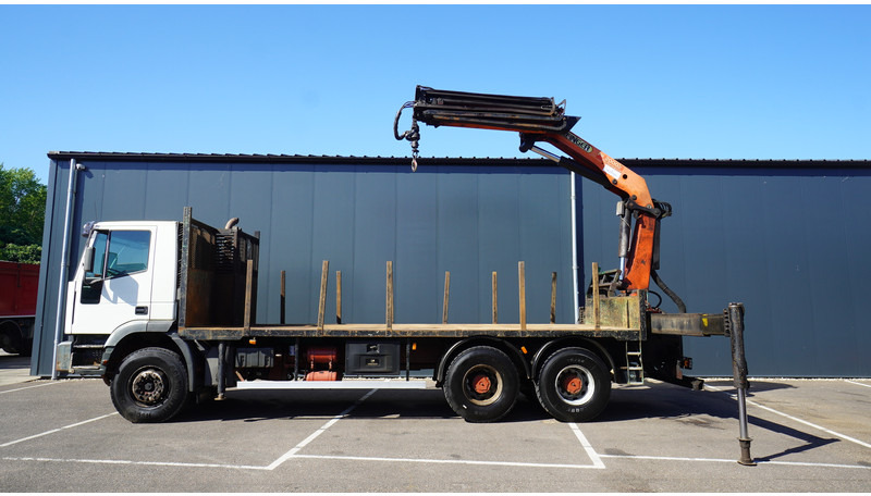Iveco EUROTRAKKER CURSOR 350 6X4 FLATBED WITH PALFINGER PK 20002 CRANE - Darus autó: 1 kép. Iveco EUROTRAKKER CURSOR 350 6X4 FLATBED WITH PALFINGER PK 20002 CRANE - Darus autó: 1 kép.