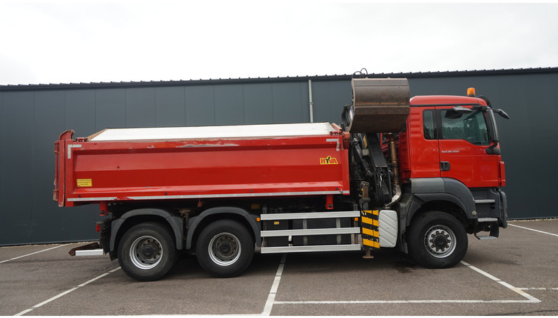 MAN TGS 28.400 6X6 2 SIDE TIPPER WITH HMF 1643 CRANE 376.400KM - Darus autó: 5 kép. MAN TGS 28.400 6X6 2 SIDE TIPPER WITH HMF 1643 CRANE 376.400KM - Darus autó: 5 kép.
