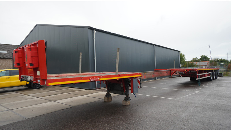 Nooteboom 3 AXLE FLATBED 3X EXTENDABLE TRAILER 43.95mtr TOTAL LENGHT - Platós félpótkocsi: 3 kép. Nooteboom 3 AXLE FLATBED 3X EXTENDABLE TRAILER 43.95mtr TOTAL LENGHT - Platós félpótkocsi: 3 kép.