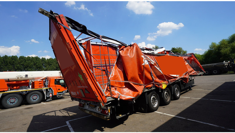Schmitz Cargobull 3 AXLE CURTAINSIDE TRAILER DAMAGED - Ponyvás félpótkocsi: 3 kép. Schmitz Cargobull 3 AXLE CURTAINSIDE TRAILER DAMAGED - Ponyvás félpótkocsi: 3 kép.