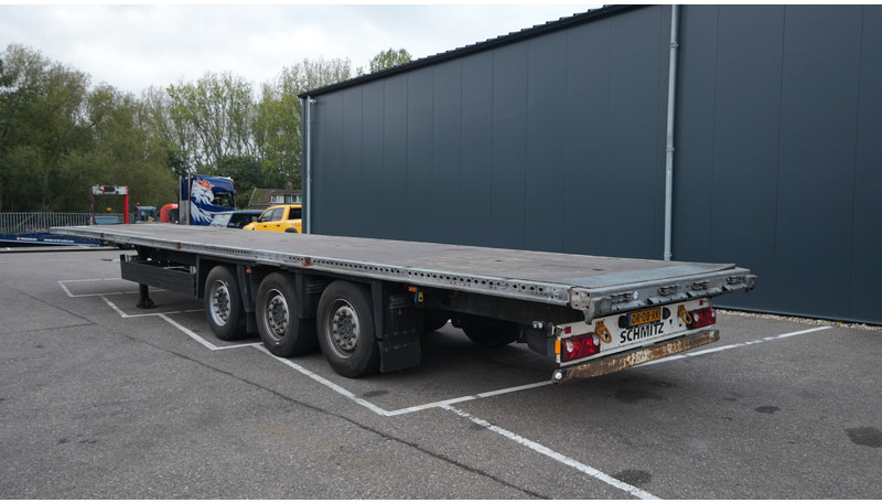 Schmitz Cargobull 3 AXLE FLATBED TRAILER - Platós félpótkocsi: 4 kép. Schmitz Cargobull 3 AXLE FLATBED TRAILER - Platós félpótkocsi: 4 kép.
