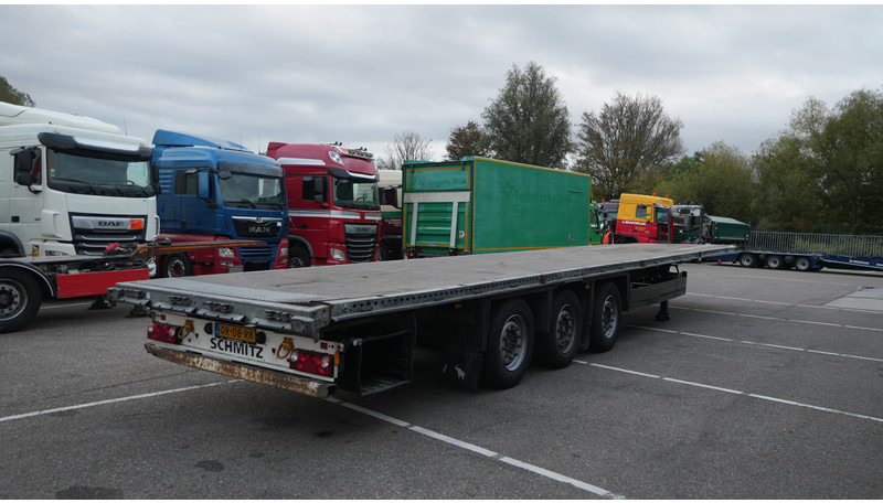 Schmitz Cargobull 3 AXLE FLATBED TRAILER - Platós félpótkocsi: 5 kép. Schmitz Cargobull 3 AXLE FLATBED TRAILER - Platós félpótkocsi: 5 kép.