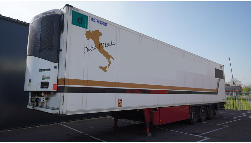 Schmitz Cargobull 3 AXLE FRIGO TRAILER THERMO KING SLX-SPECTRUM R-425A - Félpótkocsi hűtős: 3 kép. Schmitz Cargobull 3 AXLE FRIGO TRAILER THERMO KING SLX-SPECTRUM R-425A - Félpótkocsi hűtős: 3 kép.