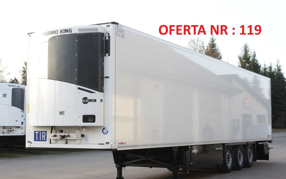 Schmitz Cargobull FP 60 V7 Thermo King SLXi 300 / JAK NOWA / ŚCIANA 7 CM / - Félpótkocsi hűtős: 1 kép. Schmitz Cargobull FP 60 V7 Thermo King SLXi 300 / JAK NOWA / ŚCIANA 7 CM / - Félpótkocsi hűtős: 1 kép.
